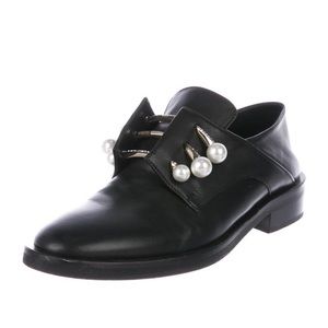 Coliac Fergy Faux Pearl Accents Oxfords